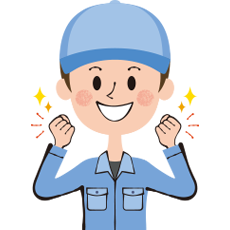 工場作業の男性